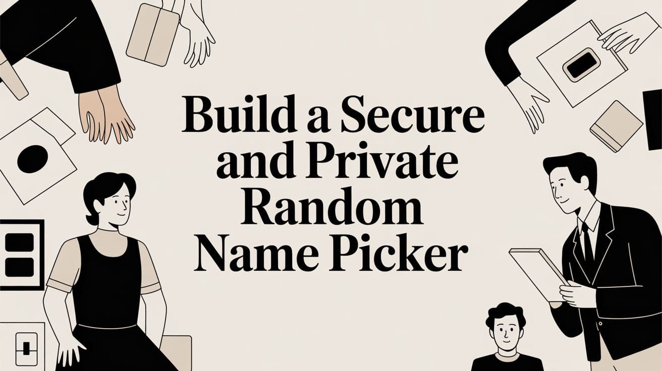 Build a Secure and Private Random Name Picker