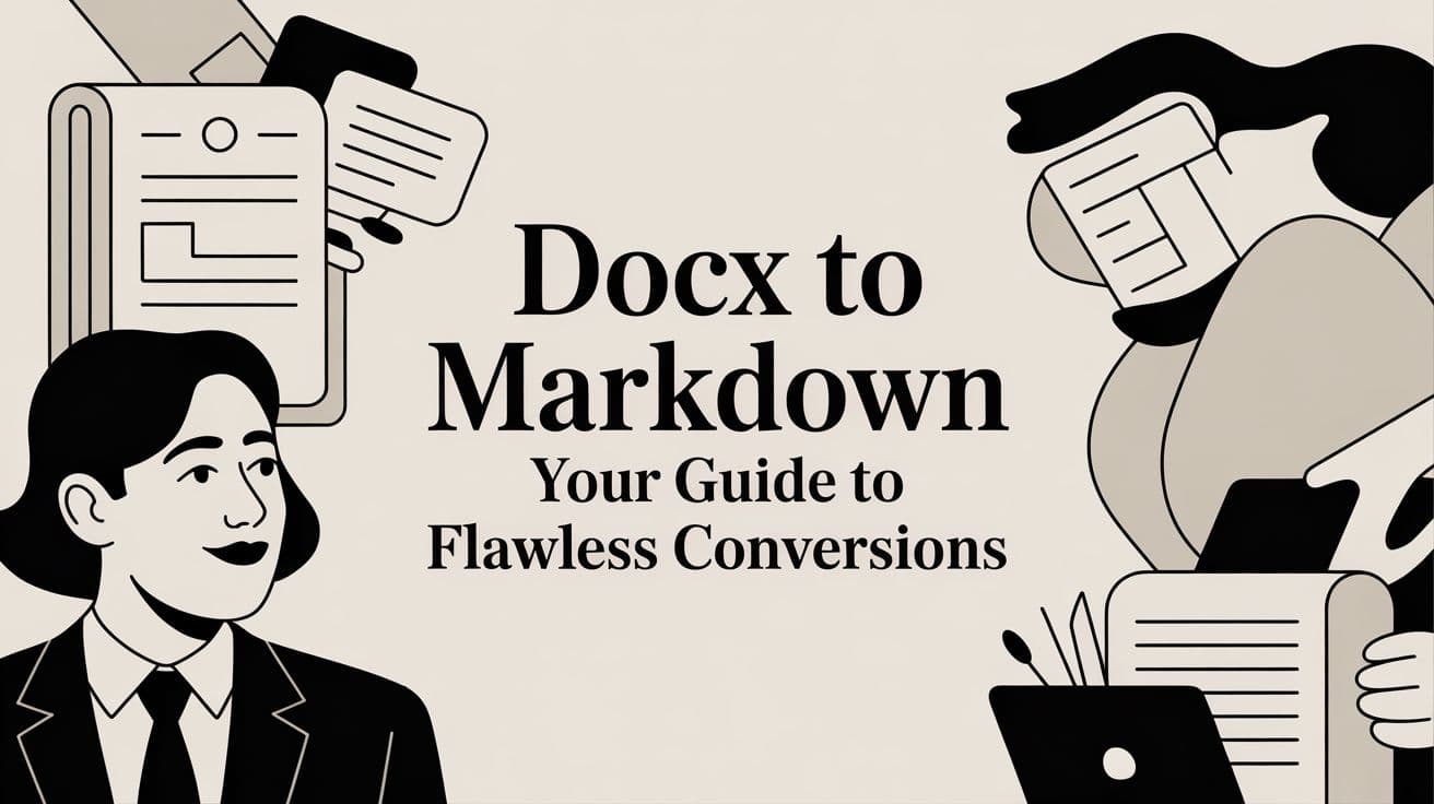 DOCX to Markdown Your Guide to Flawless Conversions