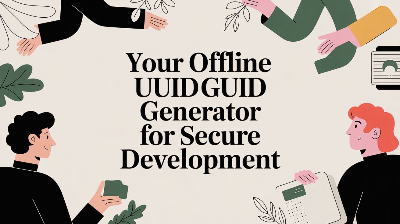 Your Offline uuid-guid generator for Secure Development