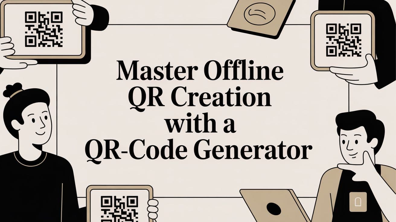 Master Offline QR Creation with a qr-code generator