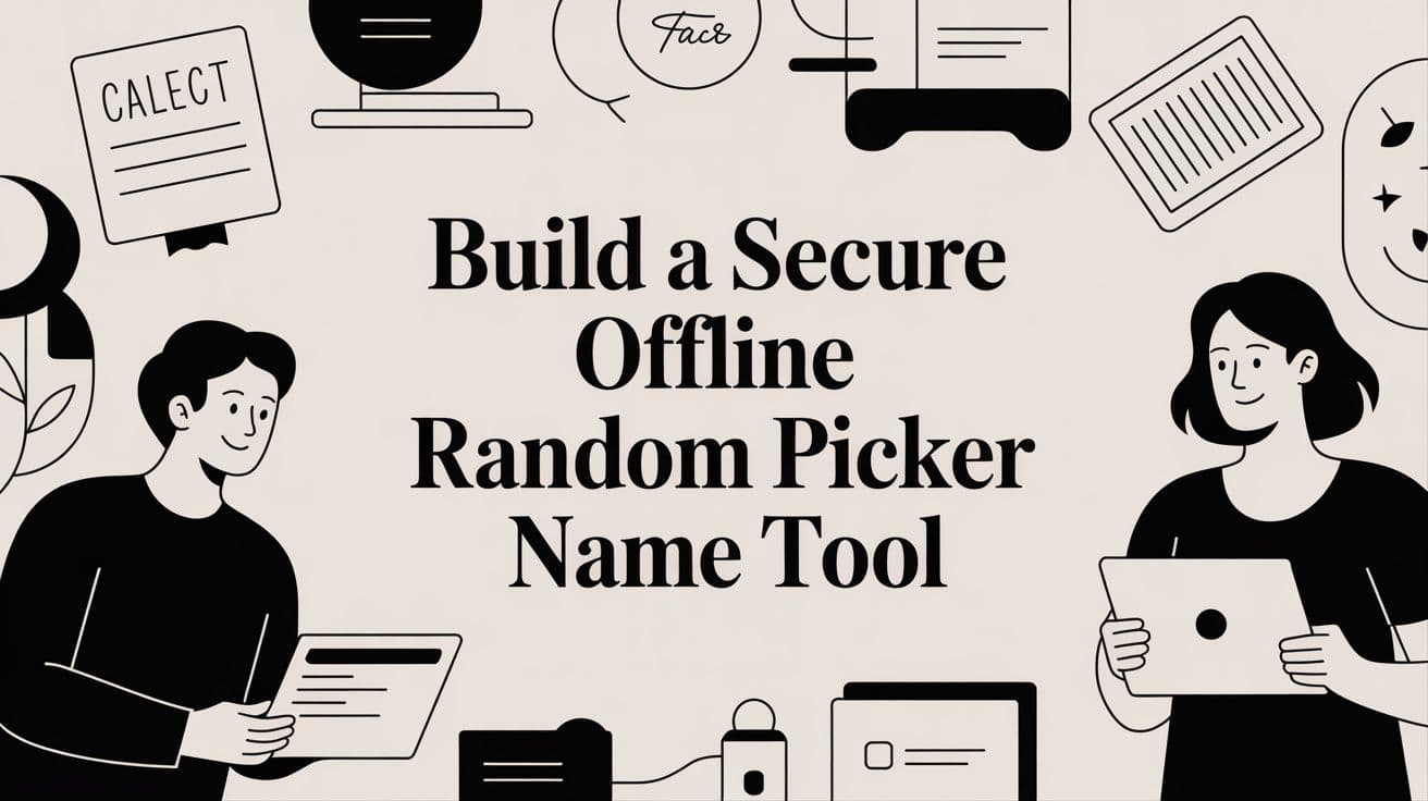 Build a Secure Offline Random Picker Name Tool
