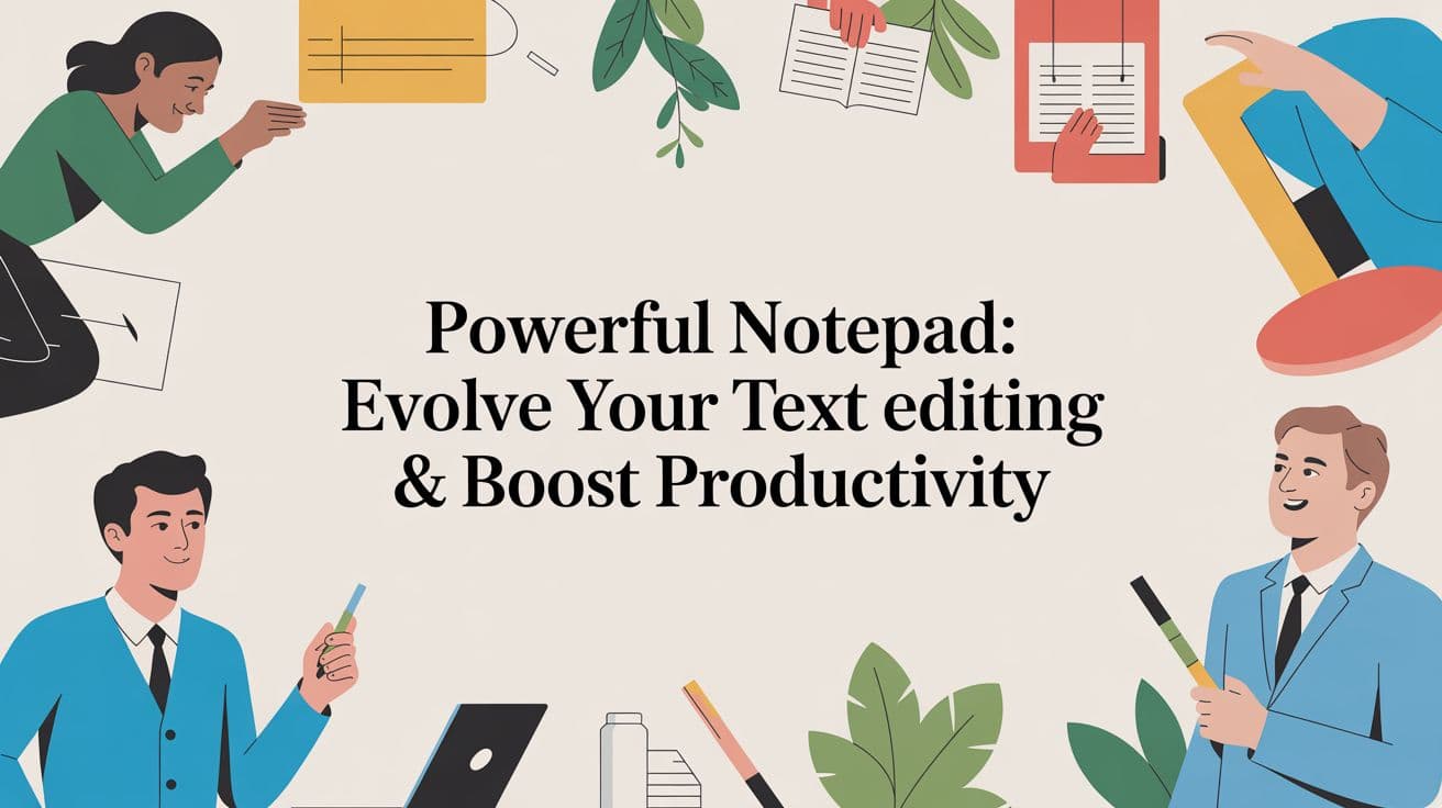 Powerful Notepad: Evolve Your Text Editing & Boost Productivity in 2026