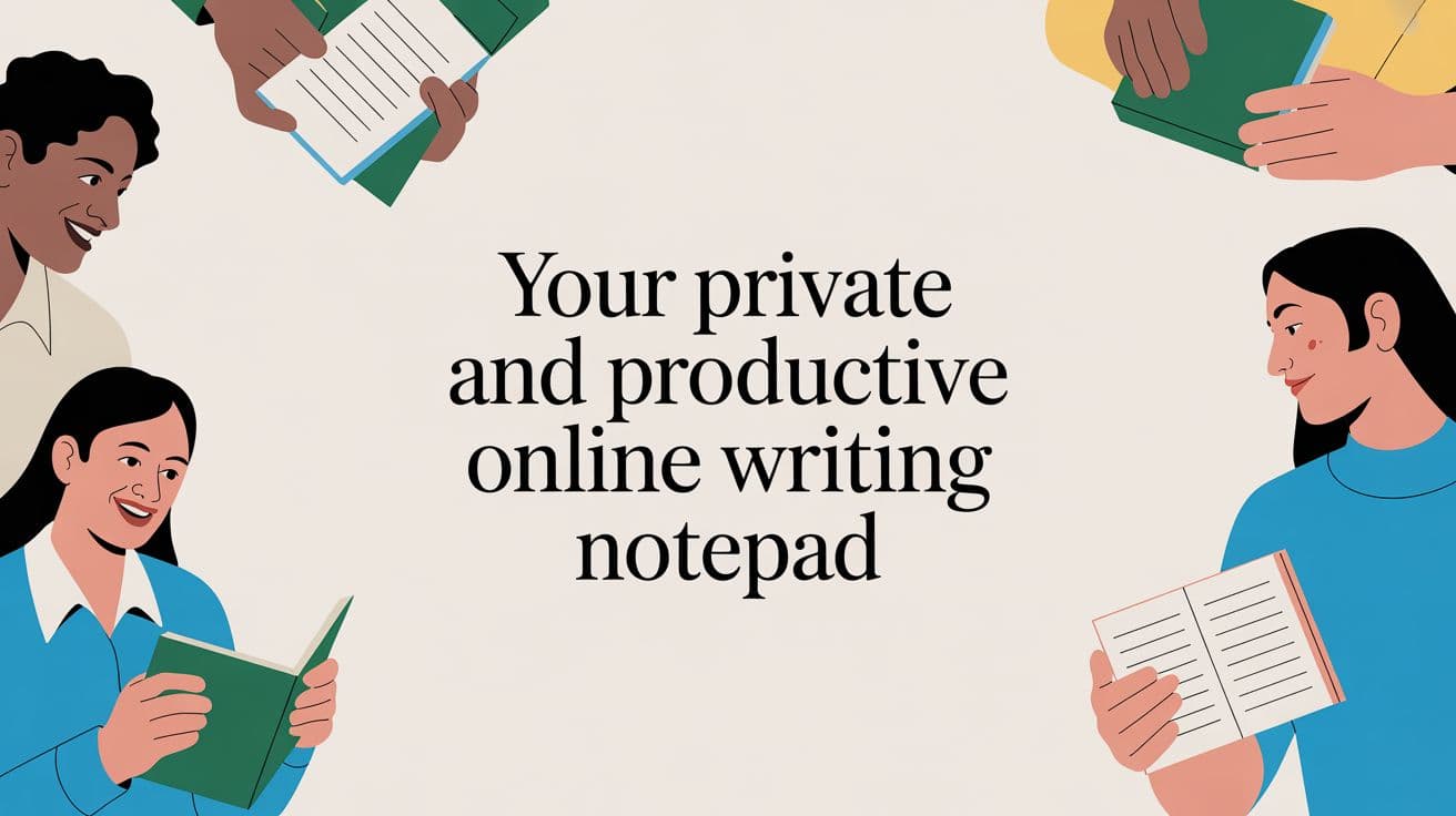 Your Private and Productive Online Writing Notepad