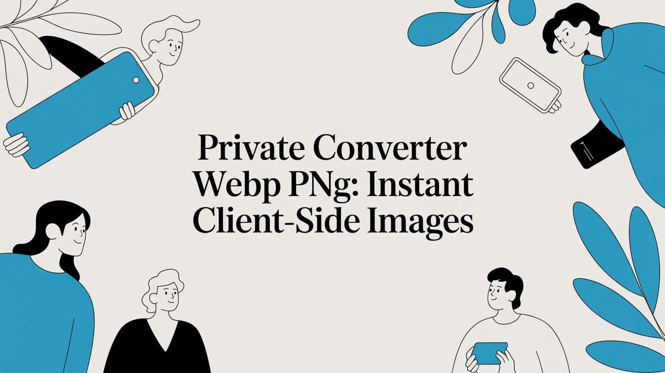 Private Converter WebP PNG: Instant Client-Side Images