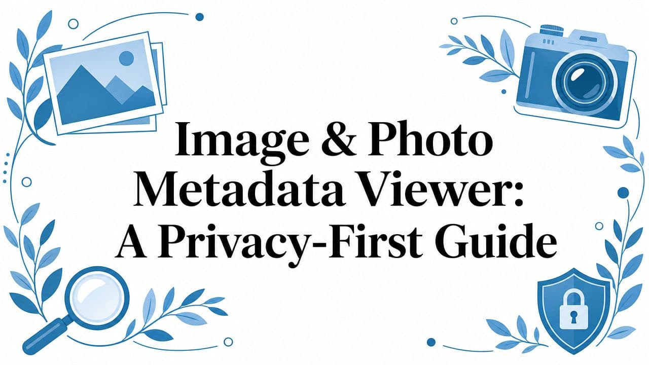 Image & Photo Metadata Viewer: A Privacy-First Guide