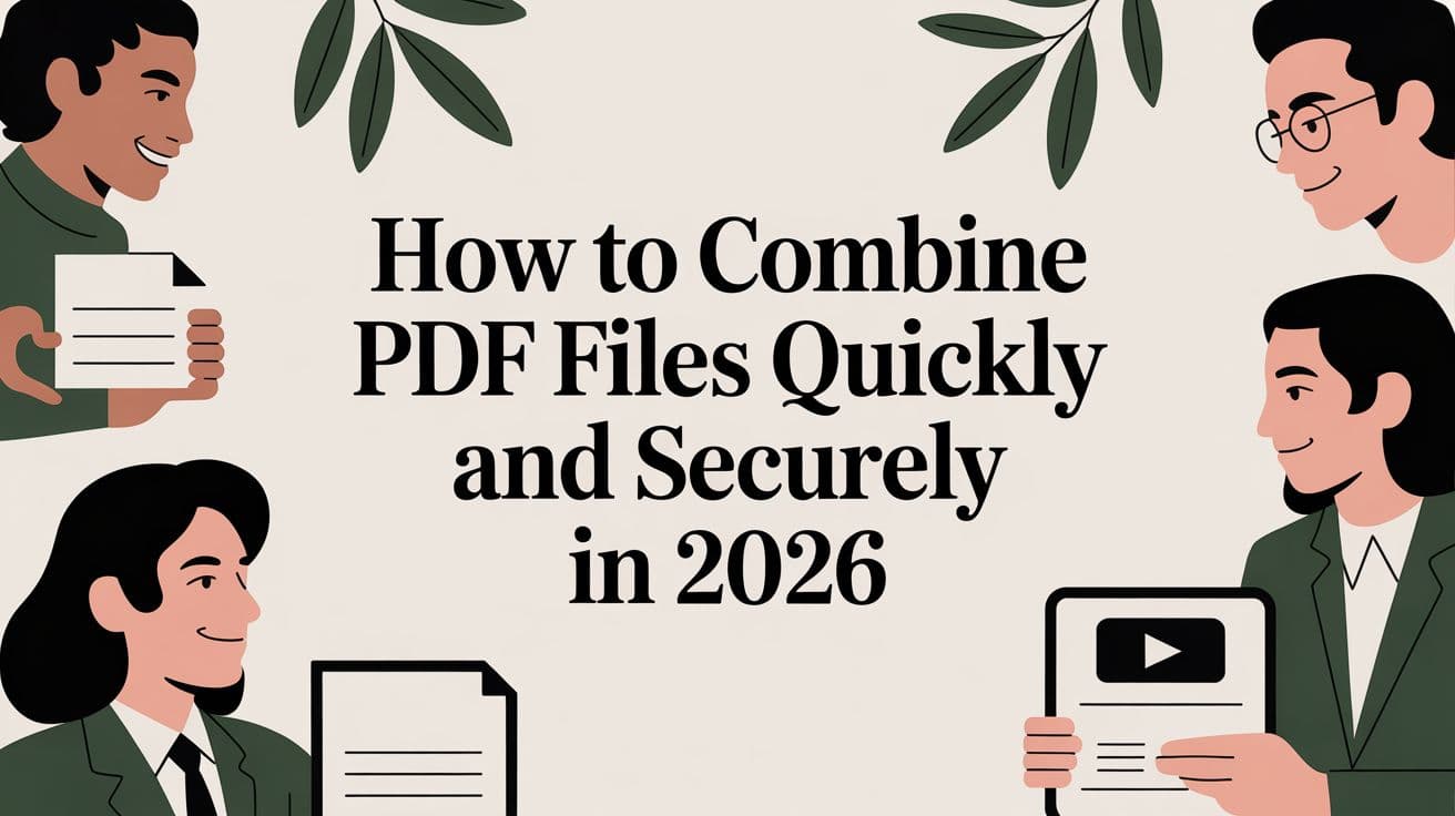 How to Combine PDF Files Quickly and Securely in 2026