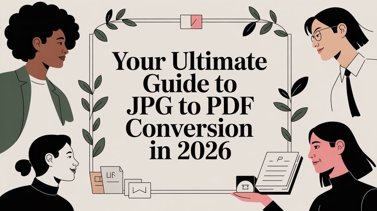 Your Ultimate Guide to JPG to PDF Conversion in 2026