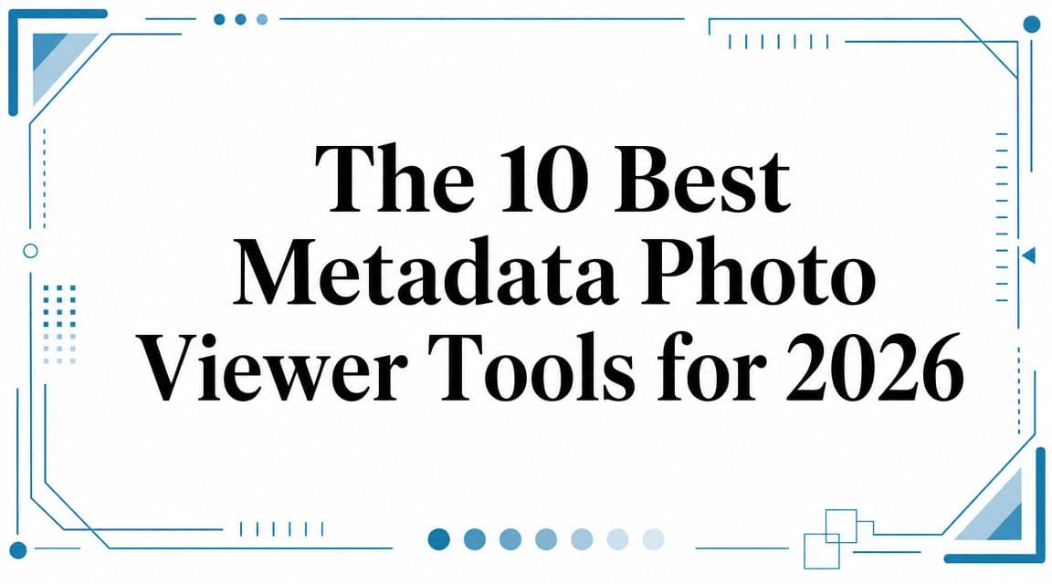 The 10 Best Metadata Photo Viewer Tools for 2026